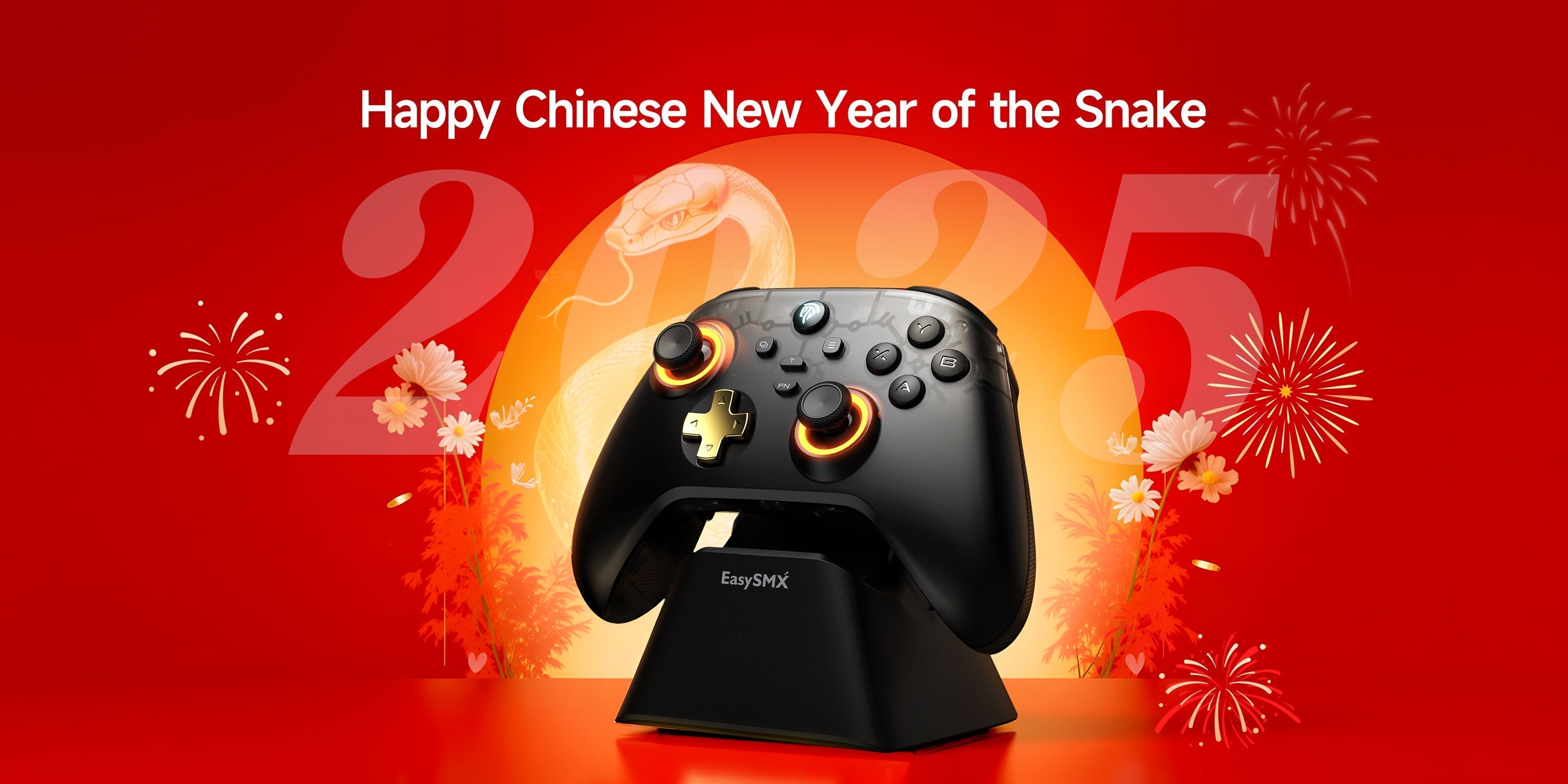 Important Announcement: EasySMX Chinese New Year Holiday Shipping Break & Exclusive Discount Code!