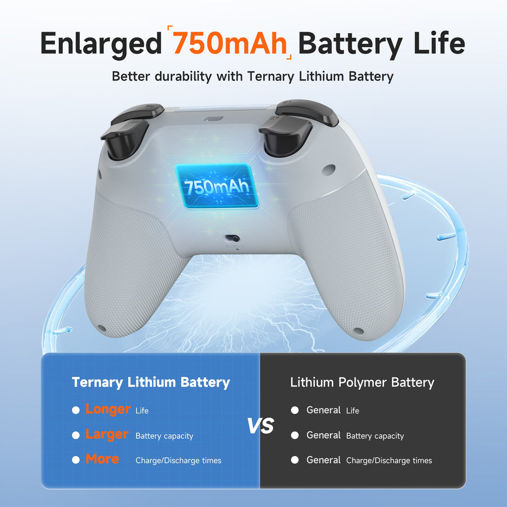 EasySMX X05 Gaming Controller Battery Life