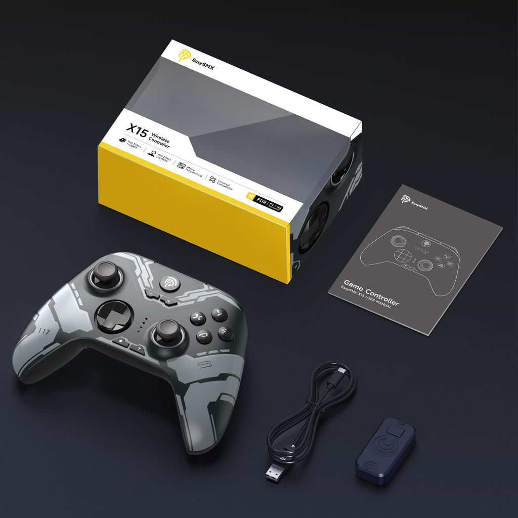 EasySMX X15 Gaming Controller Package